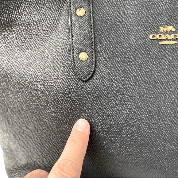 Coach City Zip Tote Midnight Navy Blue Style #F58846 - Picture 11 of 17